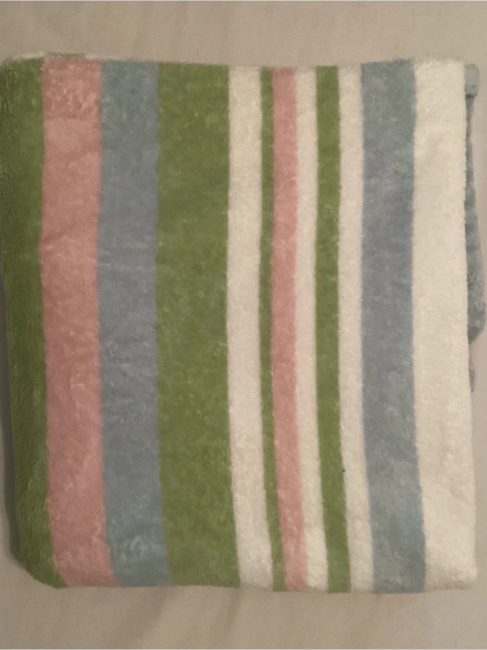 Oversized 100% Polyester Soft Striped Blanket Throw